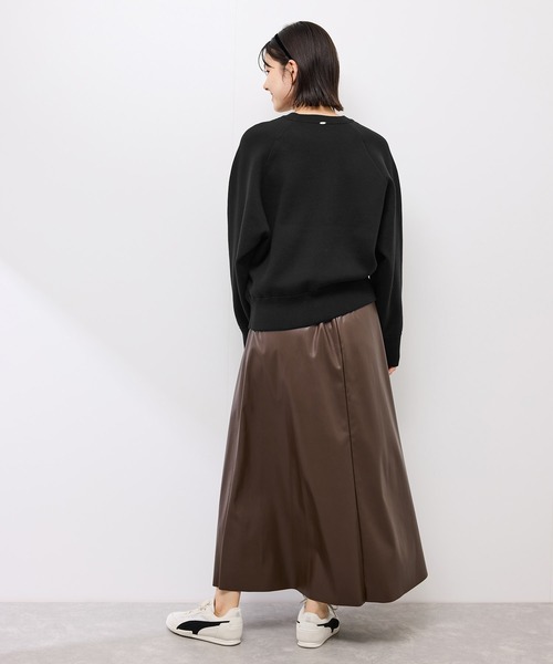 ROPE' PICNIC(ロペピクニック)の「スウェットライクニットプルオーバー(ニット/セーター・レディース・ブラック/ブラウン/グレー・FREE)」の7枚目の写真