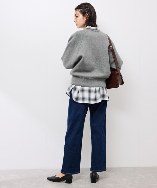 ROPE' PICNIC(ロペピクニック)の「スウェットライクニットプルオーバー(ニット/セーター・レディース・ブラック/ブラウン/グレー・FREE)」の12枚目の写真