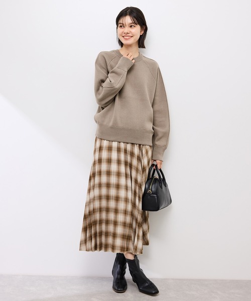 ROPE' PICNIC(ロペピクニック)の「スウェットライクニットプルオーバー(ニット/セーター・レディース・ブラック/ブラウン/グレー・FREE)」の17枚目の写真