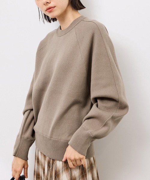 ROPE' PICNIC(ロペピクニック)の「スウェットライクニットプルオーバー(ニット/セーター・レディース・ブラック/ブラウン/グレー・FREE)」の21枚目の写真