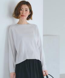 grove | 最終お値下げ！！【洗える/毛玉軽減】天竺ラグランスリーブプルオーバー(ニット/セーター)