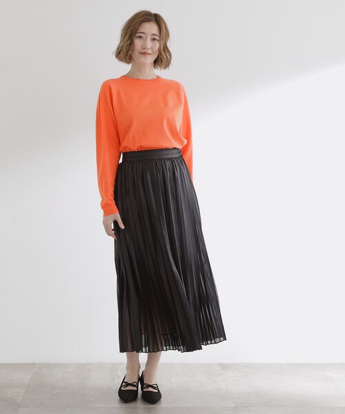 grove（グローブ）の「最終お値下げ！！【洗える/毛玉軽減】天竺ラグランスリーブプルオーバー（ニット/セーター・レディース・オレンジ/グリーン系/ライトグレー/チャコールグレー/オフホワイト/ブラック系7・03/02/01/05/04）」の18枚目の写真