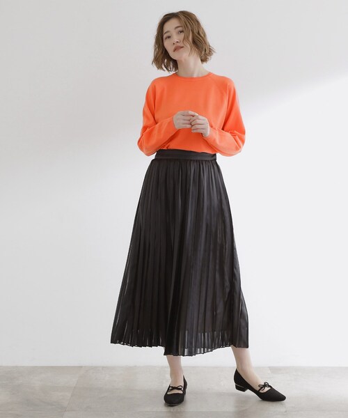 grove（グローブ）の「最終お値下げ！！【洗える/毛玉軽減】天竺ラグランスリーブプルオーバー（ニット/セーター・レディース・オレンジ/グリーン系/ライトグレー/チャコールグレー/オフホワイト/ブラック系7・03/02/01/05/04）」の19枚目の写真