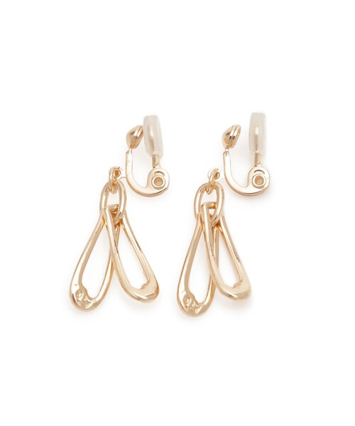 ROPE' PICNIC（ロペピクニック）の「スウィングメタルパーツイヤリング（イヤリング・レディース・ゴールド/シルバー・FREE）」の5枚目の写真