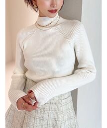 RESEXXY | ハイネックベーシックニットトップス(ニット/セーター)