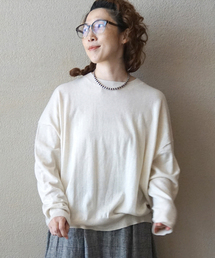 ジャーナルスタンダードラックス　ニット COTTONテンジククルーネックプルオーバー（ニット／セーター