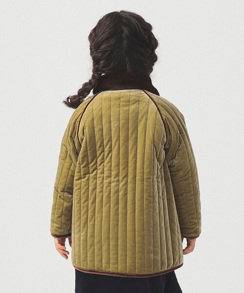 B:MING by BEAMS(ビーミングバイビームス)の「ベロア キルト コート 2025FW(100~140cm)(その他アウター・キッズ・ワイン/グリーン系その他・100/110/120/130/140)」の21枚目の写真