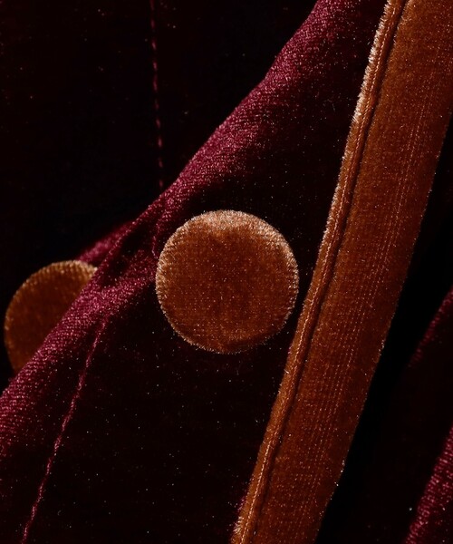 B:MING by BEAMS(ビーミングバイビームス)の「ベロア キルト コート 2025FW(100~140cm)(その他アウター・キッズ・ワイン/グリーン系その他・100/110/120/130/140)」の8枚目の写真