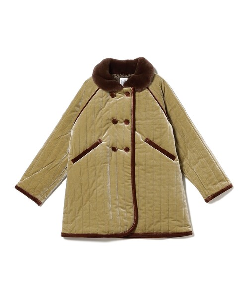 B:MING by BEAMS(ビーミングバイビームス)の「ベロア キルト コート 2025FW(100~140cm)(その他アウター・キッズ・ワイン/グリーン系その他・100/110/120/130/140)」の9枚目の写真