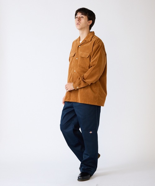 FIVE BROTHER（ファイブブラザー）の「FIVE BROTHER/ファイブブラザー CORDUROY ONE-OP SHIRTS シャツ（シャツ/ブラウス・メンズ・キャメル/ブルー/ダークオリーブ・XL/L/M/S）」の16枚目の写真