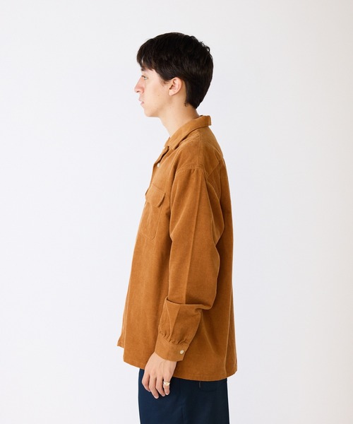 FIVE BROTHER（ファイブブラザー）の「FIVE BROTHER/ファイブブラザー CORDUROY ONE-OP SHIRTS シャツ（シャツ/ブラウス・メンズ・キャメル/ブルー/ダークオリーブ・XL/L/M/S）」の10枚目の写真