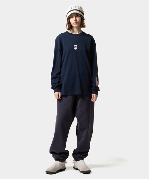 HUF(ハフ)の「EXHAUST FLEECE PANT(スウェットパンツ・メンズ・アッシュグレー/ネイビー/ブラック・XL/L/M/S/XXL)」の14枚目の写真