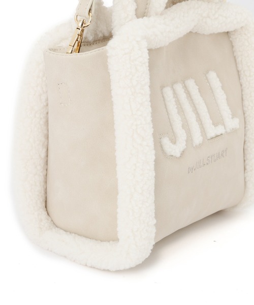 JILL by JILL STUART（ジルバイジルスチュアート）の「◇ ボアロゴトート（トートバッグ・レディース・ブラウン/ベージュ/ブルー・FREE）」の7枚目の写真