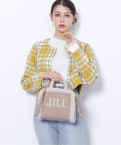 JILL by JILL STUART（ジルバイジルスチュアート）の「◇ ボアロゴトート（トートバッグ・レディース・ブラウン/ベージュ/ブルー・FREE）」の16枚目の写真