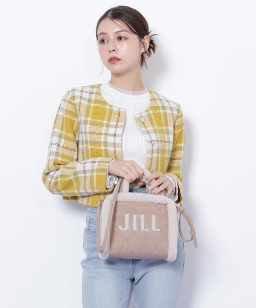 JILL by JILL STUART（ジルバイジルスチュアート）の「◇ ボアロゴトート（トートバッグ・レディース・ブラウン/ベージュ/ブルー・FREE）」の17枚目の写真