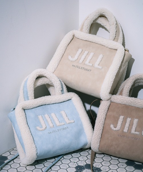 JILL by JILL STUART（ジルバイジルスチュアート）の「◇ ボアロゴトート（トートバッグ・レディース・ブラウン/ベージュ/ブルー・FREE）」の10枚目の写真