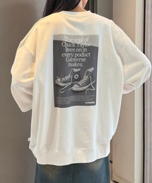 CONVERSE TOKYO（コンバーストウキョウ）の「【CONVERSE】Archive Poster Print Sweater type-1　アーカイブポスタープリントスウェット　/裏起毛/ヴィンテージ・ビンテージ加工（スウェット）」