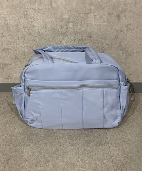 pyornim（ピョルニム）の「【25年秋冬新作】【2WAY】【A4サイズ対応】大容量キルティング ショルダー キャリーオン トラベル ボストンバッグ（ボストンバッグ・レディース・ホワイト/ピンク/ブルー/ブラック/ベージュ・F）」の19枚目の写真