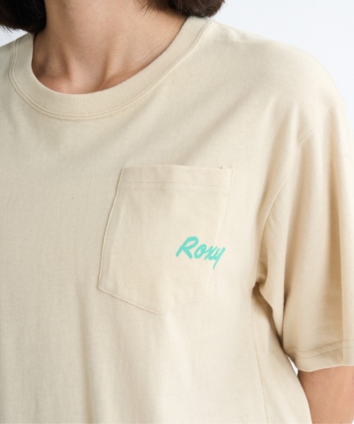 ROXY(ロキシー)の「ENJOY SURFING ON VAC /ロキシーバックプリント半袖Tシャツ(Tシャツ/カットソー・レディース・ベージュ/ホワイト/グレー/ブラック・LARGE/MEDIUM/X-LARGE)」の13枚目の写真