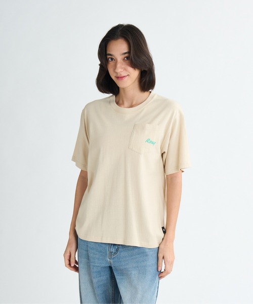 ROXY(ロキシー)の「ENJOY SURFING ON VAC /ロキシーバックプリント半袖Tシャツ(Tシャツ/カットソー・レディース・ベージュ/ホワイト/グレー/ブラック・LARGE/MEDIUM/X-LARGE)」の15枚目の写真