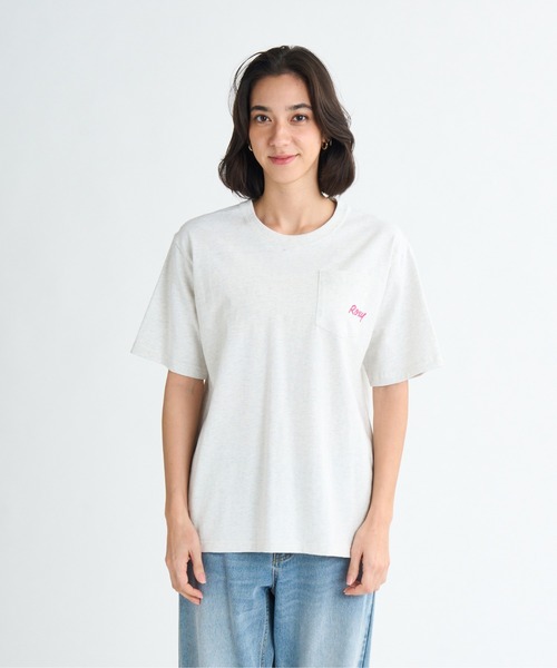 ROXY(ロキシー)の「ENJOY SURFING ON VAC /ロキシーバックプリント半袖Tシャツ(Tシャツ/カットソー・レディース・ベージュ/ホワイト/グレー/ブラック・LARGE/MEDIUM/X-LARGE)」の16枚目の写真