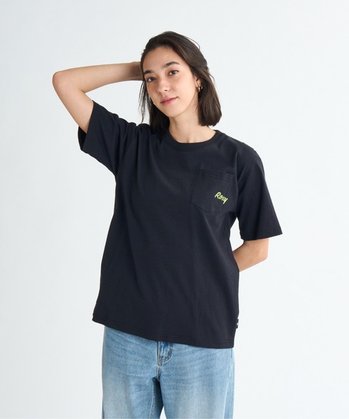 ROXY(ロキシー)の「ENJOY SURFING ON VAC /ロキシーバックプリント半袖Tシャツ(Tシャツ/カットソー・レディース・ベージュ/ホワイト/グレー/ブラック・LARGE/MEDIUM/X-LARGE)」の20枚目の写真