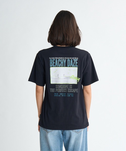 ROXY(ロキシー)の「ENJOY SURFING ON VAC /ロキシーバックプリント半袖Tシャツ(Tシャツ/カットソー・レディース・ベージュ/ホワイト/グレー/ブラック・LARGE/MEDIUM/X-LARGE)」の19枚目の写真