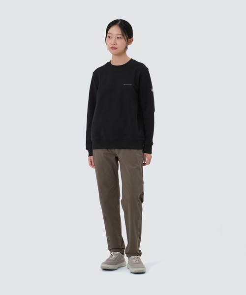 Snow Peak(スノーピーク)の「SnowPeak / Land Women's Sweatshirt ランドレディーススウェットシャツ 海外限定(スウェット・レディース・ナチュラル/ライトベージュ/ブラック・S/M/L)」の5枚目の写真
