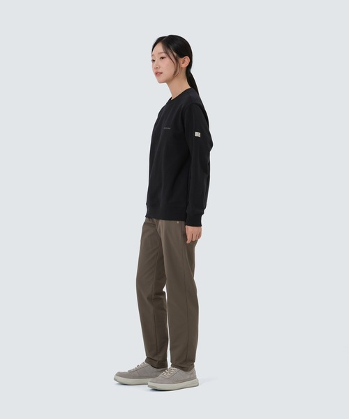 Snow Peak(スノーピーク)の「SnowPeak / Land Women's Sweatshirt ランドレディーススウェットシャツ 海外限定(スウェット・レディース・ナチュラル/ライトベージュ/ブラック・S/M/L)」の4枚目の写真