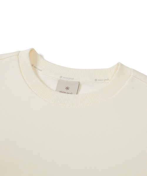 Snow Peak(スノーピーク)の「SnowPeak / Land Women's Sweatshirt ランドレディーススウェットシャツ 海外限定(スウェット・レディース・ナチュラル/ライトベージュ/ブラック・S/M/L)」の18枚目の写真