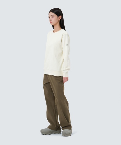 Snow Peak(スノーピーク)の「SnowPeak / Land Women's Sweatshirt ランドレディーススウェットシャツ 海外限定(スウェット・レディース・ナチュラル/ライトベージュ/ブラック・S/M/L)」の15枚目の写真