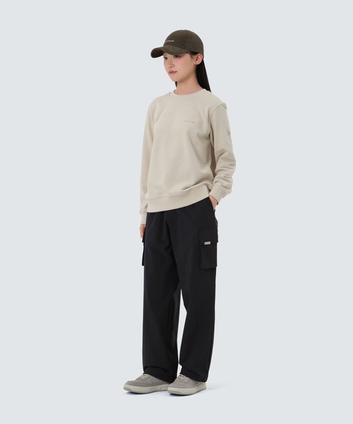 Snow Peak(スノーピーク)の「SnowPeak / Land Women's Sweatshirt ランドレディーススウェットシャツ 海外限定(スウェット・レディース・ナチュラル/ライトベージュ/ブラック・S/M/L)」の8枚目の写真