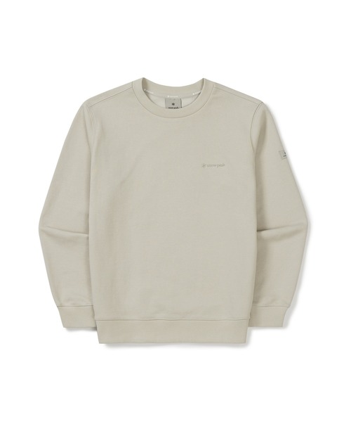 Snow Peak(スノーピーク)の「SnowPeak / Land Women's Sweatshirt ランドレディーススウェットシャツ 海外限定(スウェット・レディース・ナチュラル/ライトベージュ/ブラック・S/M/L)」の11枚目の写真