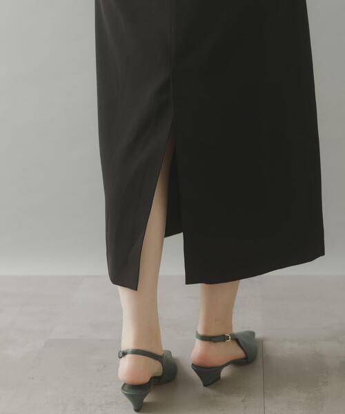 URBAN RESEARCH ROSSO WOMEN（アーバンリサーチ　ロッソ）の「チュールカーディガン×レイヤードワンピース（ワンピース・レディース・ブラック/モカ・FREE）」の7枚目の写真