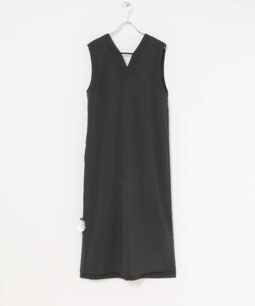 URBAN RESEARCH ROSSO WOMEN（アーバンリサーチ　ロッソ）の「チュールカーディガン×レイヤードワンピース（ワンピース・レディース・ブラック/モカ・FREE）」の13枚目の写真