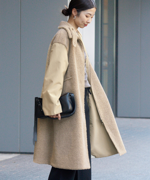 VACHEMENT/ヴァシュモン 別注 リバーシブルボアコート（その他