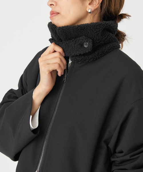 IENA(イエナ)の「VACHEMENT/ヴァシュモン 別注 リバーシブルボアコート(その他アウター・レディース・ブラック/ベージュ・36/38)」の17枚目の写真