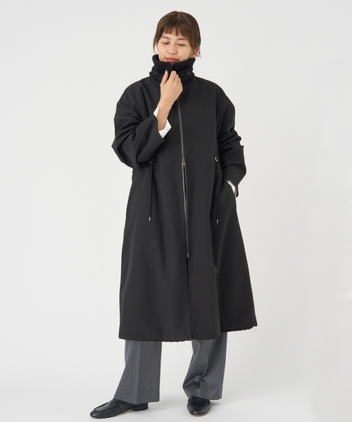 IENA(イエナ)の「VACHEMENT/ヴァシュモン 別注 リバーシブルボアコート(その他アウター・レディース・ブラック/ベージュ・36/38)」の18枚目の写真