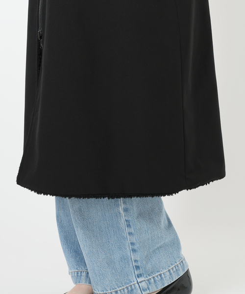 VACHEMENT/ヴァシュモン黒色コート定価52,800円 VACHEMENT/ヴァシュモン 別注 リバーシブルボアコート（その他