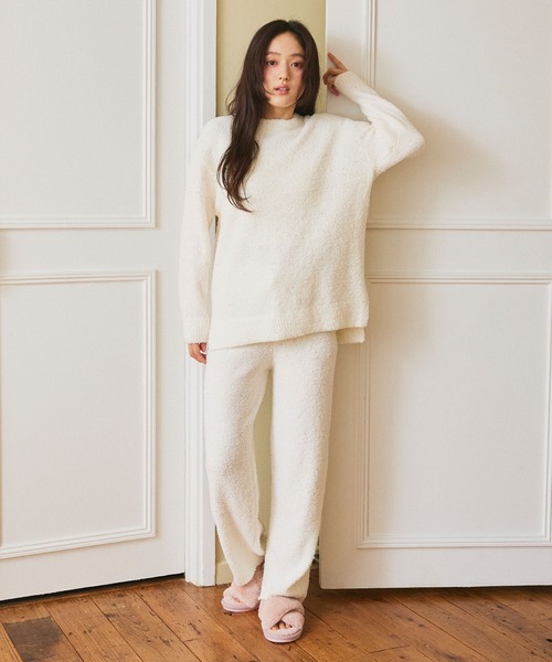 セール】【LAFUKU/ラフク】マシュマロニットもちふわネップニット