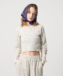 6（ロク）の「【別注】＜FAITH MILLS for 6＞THERMAL HENRY PULLOVER TOP/トップス（Tシャツ/カットソー）」