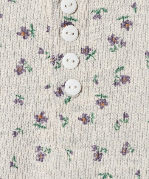 別注】＜FAITH MILLS for 6＞THERMAL HENRY PULLOVER TOP