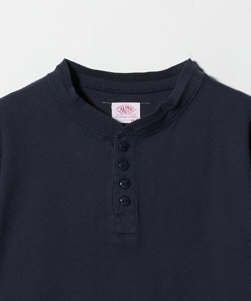 トップス FAITH MILLS for 6 THERMAL HENRY PULLOVER 6(ROKU) tシャツ 「別注」「FAITH MILLS for 6」THERMAL HENRY
