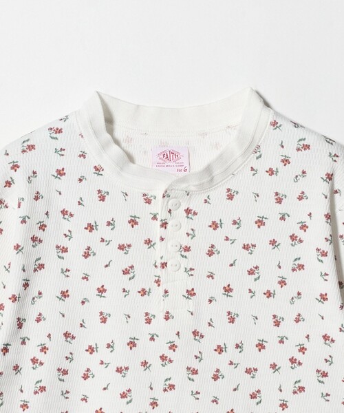 6（ロク）の「【別注】＜FAITH MILLS for 6＞THERMAL HENRY PULLOVER