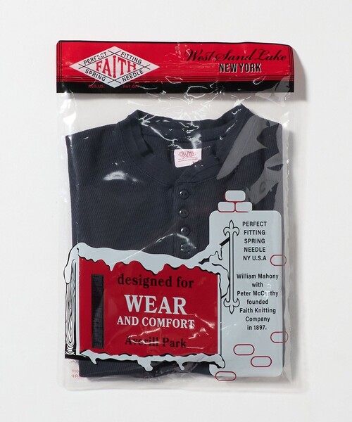 別注】＜FAITH MILLS for 6＞THERMAL HENRY PULLOVER TOP