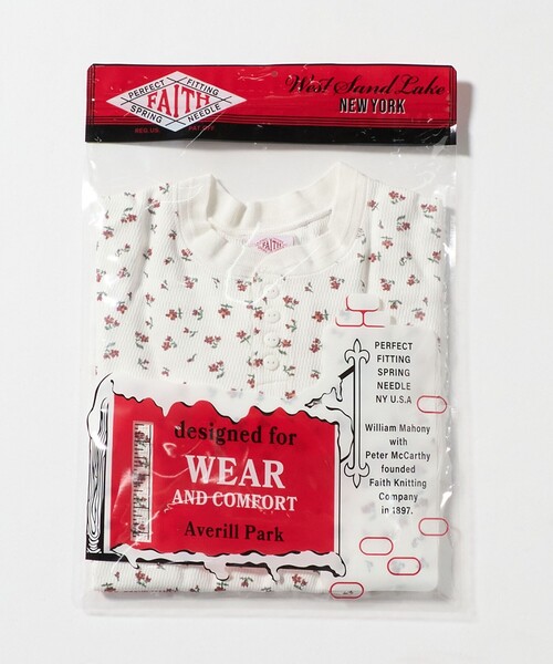 別注】＜FAITH MILLS for 6＞THERMAL HENRY PULLOVER TOP/トップス（T