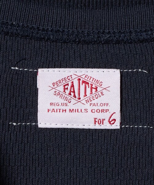 別注】＜FAITH MILLS for 6＞THERMAL HENRY PULLOVER TOP/トップス（T