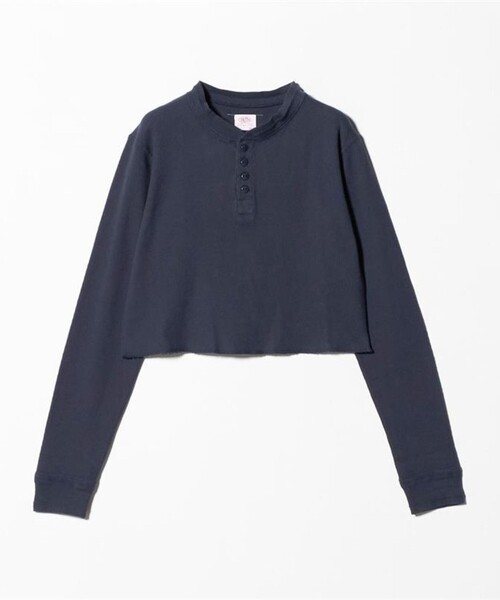 別注】＜FAITH MILLS for 6＞THERMAL HENRY PULLOVER TOP/トップス（T