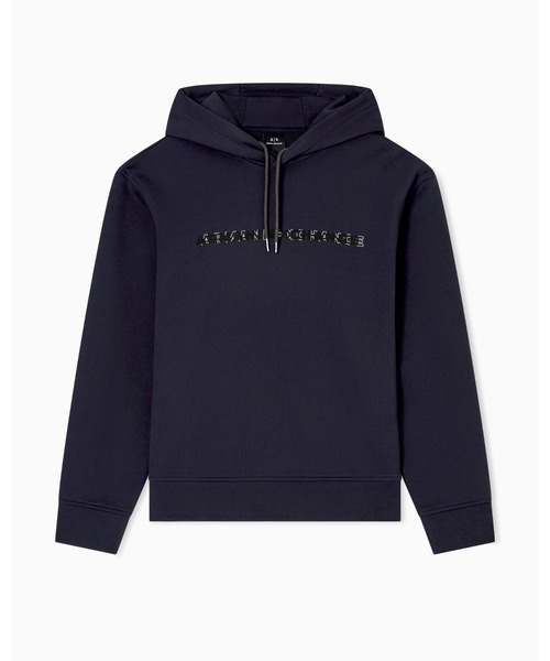 ARMANI EXCHANGE(アルマーニエクスチェンジ)の「【A|X アルマーニ エクスチェンジ】AXロゴ フーデッドスウェットプルオーバー(スウェット・メンズ・ダークネイビー・LARGE/MEDIUM/SMALL/X-LARGE/X-SMALL)」の5枚目の写真