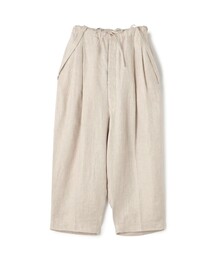HAVERSACK（ハバーザック）の「HAVERSACK ATTIRE リネン ワイドテーパード サロペットパンツ（その他パンツ）」